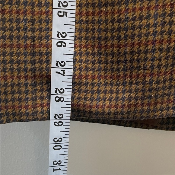 E. DeSimone Classic Brown Houndstooth Men's Neapolitan Style Blazer - Picture 11 of 14